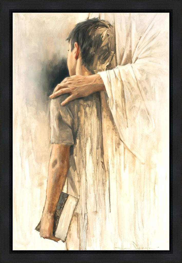 Leaning on His Love Gallery Wrap - Masterwork Canvas - Jesus is the Christ Prints