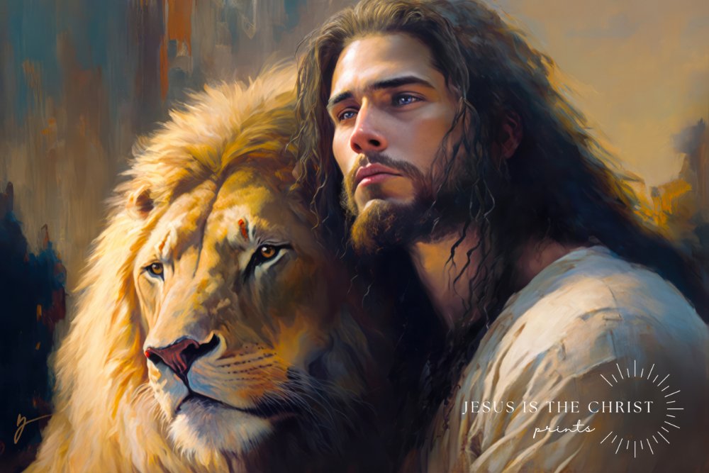 Lion of Righteousness - Jesus is the Christ Prints