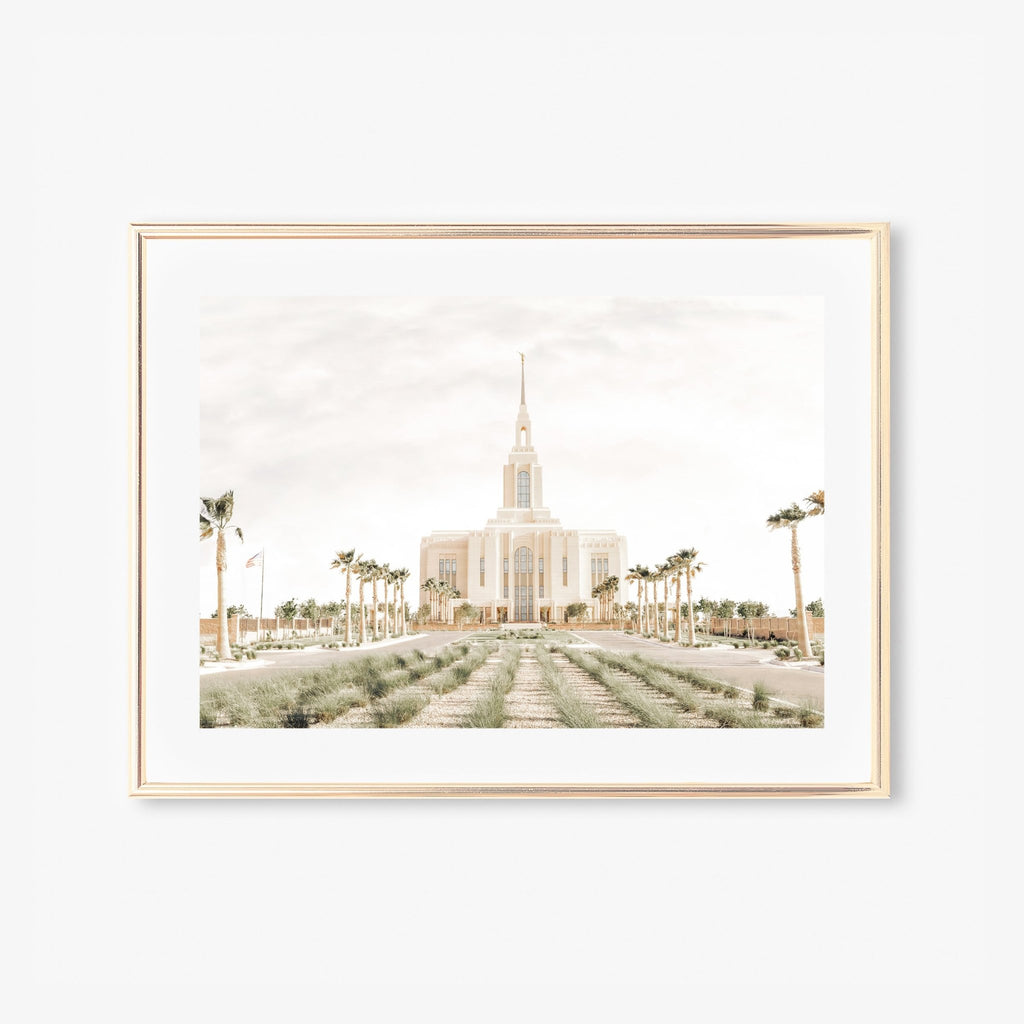 Red Cliffs Utah Temple - Jesus is the Christ Prints