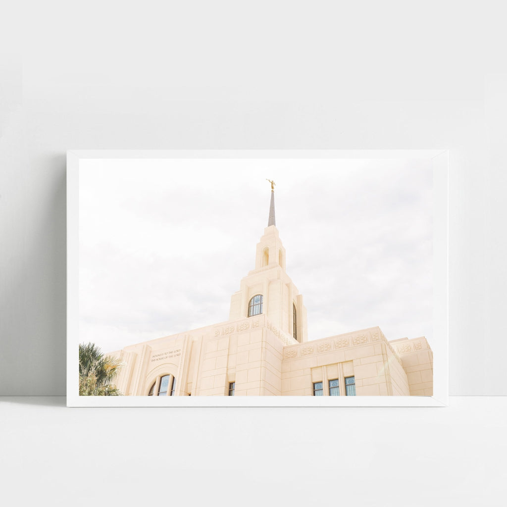 Red Cliffs Utah Temple - Jesus is the Christ Prints