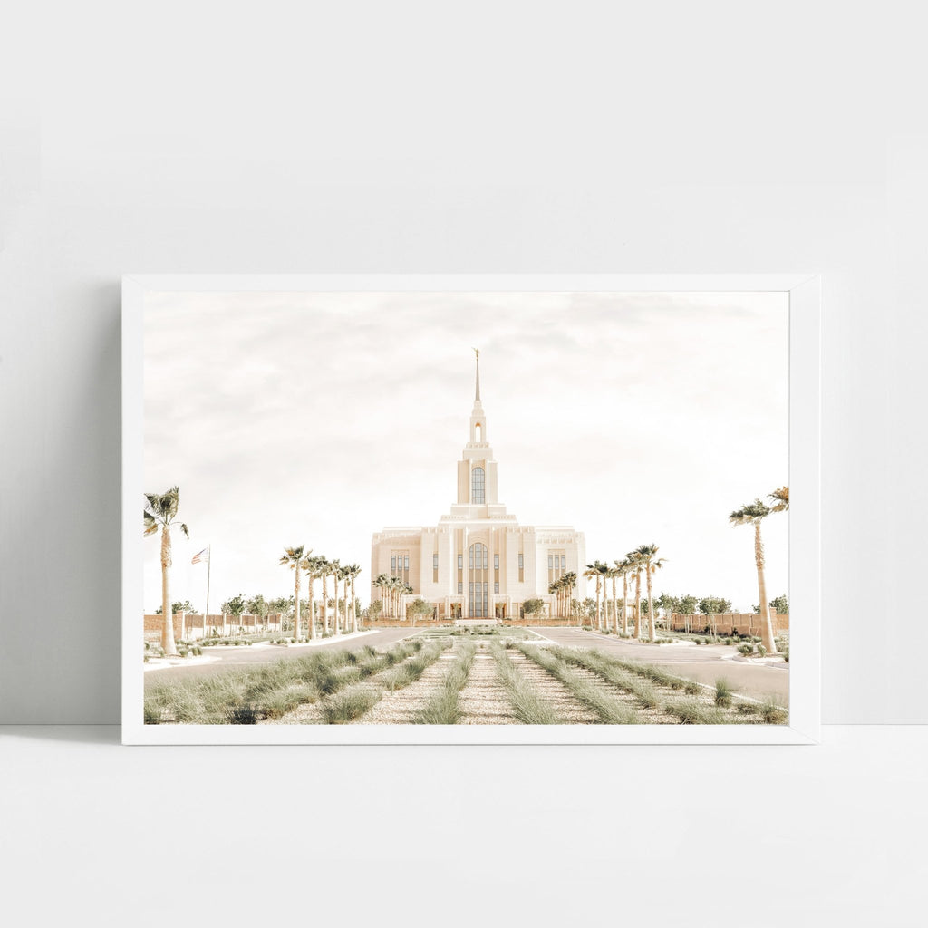 Red Cliffs Utah Temple - Jesus is the Christ Prints