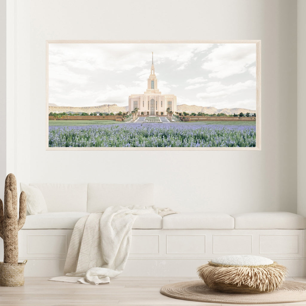 Red Cliffs Utah Temple - Jesus is the Christ Prints