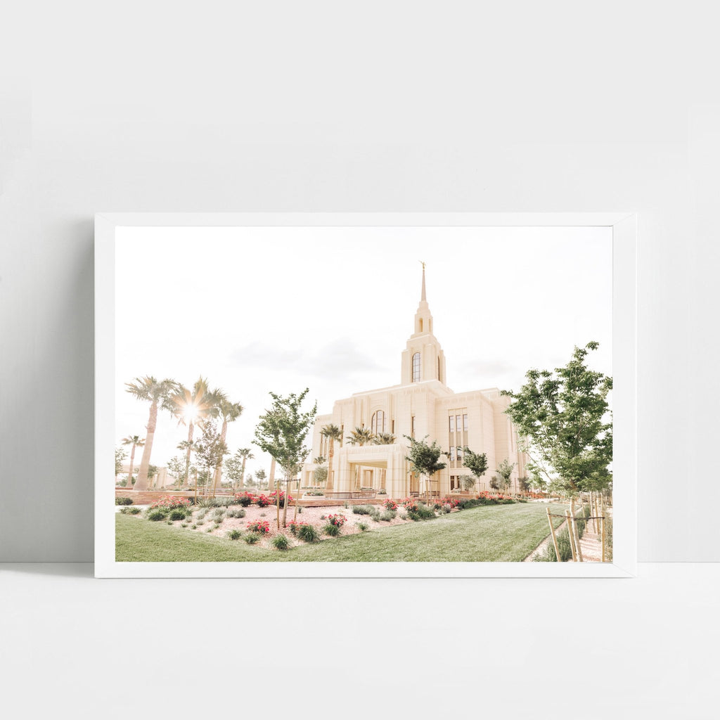 Red Cliffs Utah Temple - Jesus is the Christ Prints