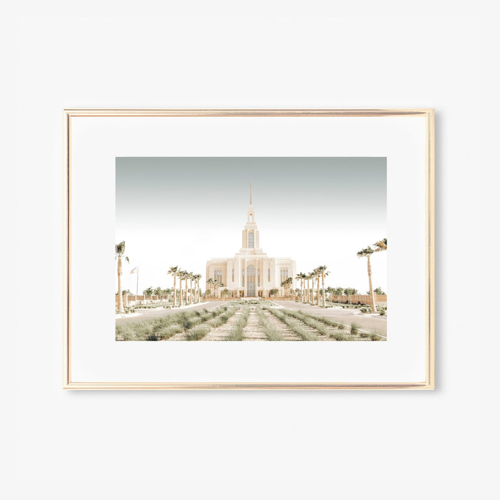 Red Cliffs Utah Temple - Jesus is the Christ Prints