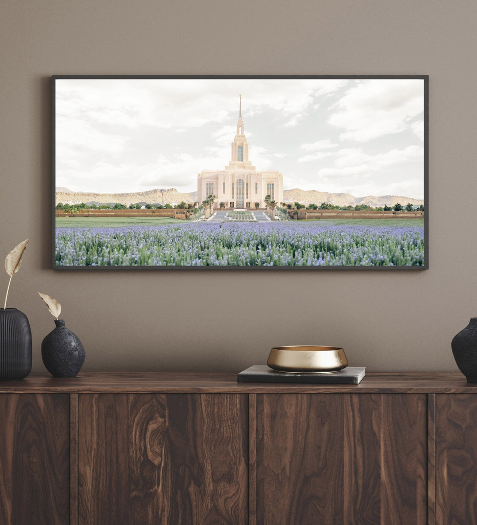 Red Cliffs Utah Temple - Jesus is the Christ Prints