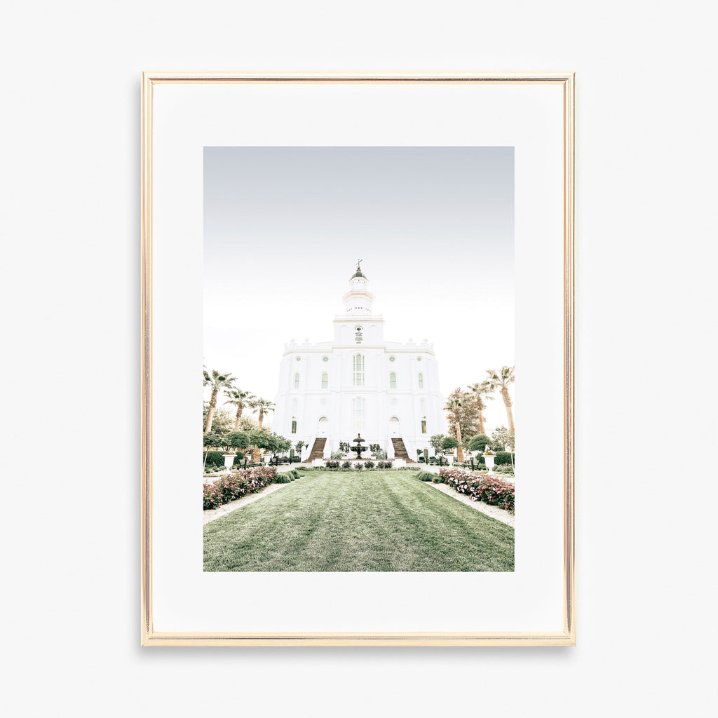 St George Temple - Jesus is the Christ Prints