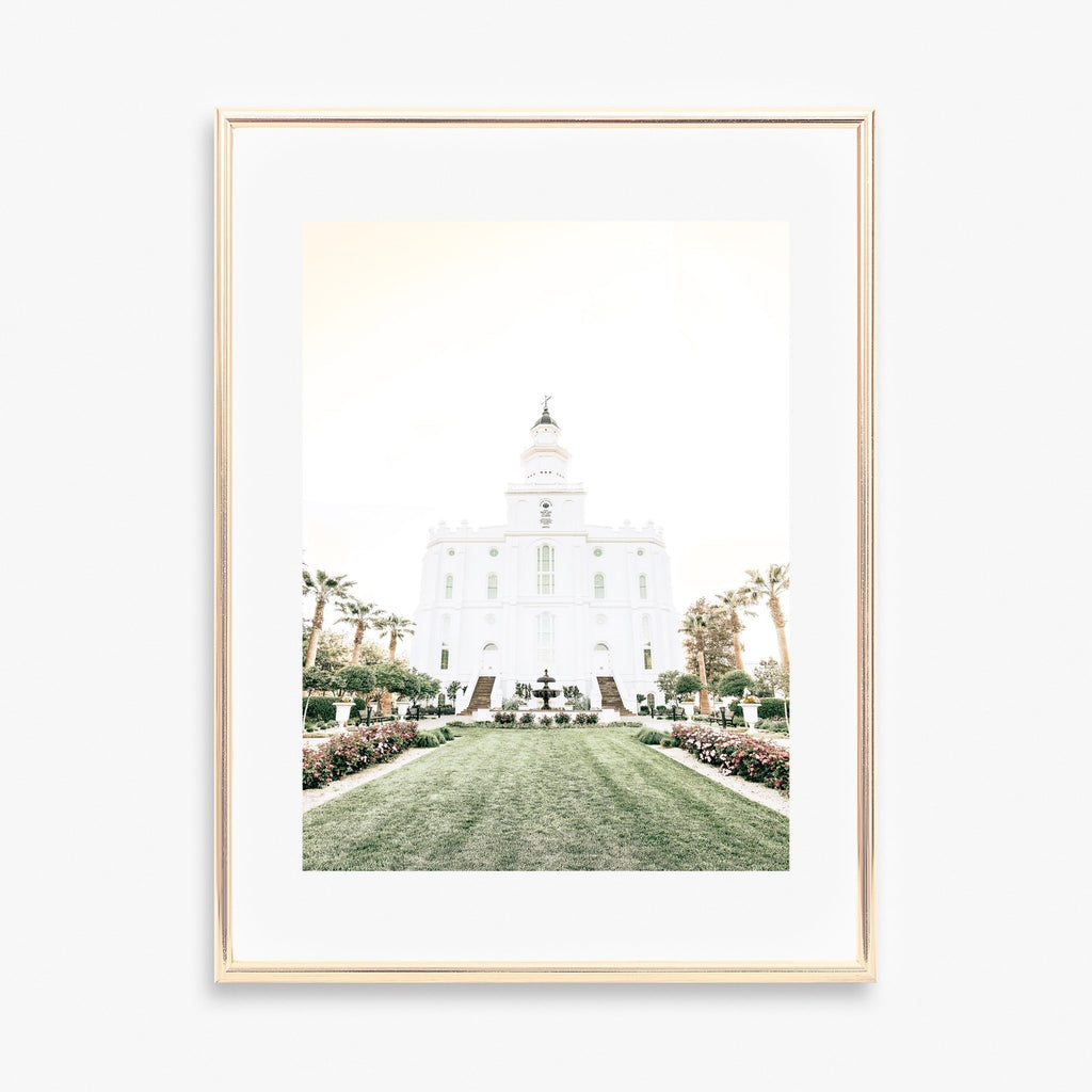 St George Temple - Jesus is the Christ Prints