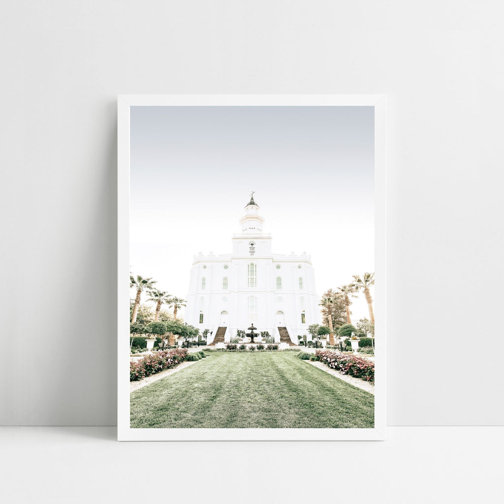 St George Temple - Jesus is the Christ Prints