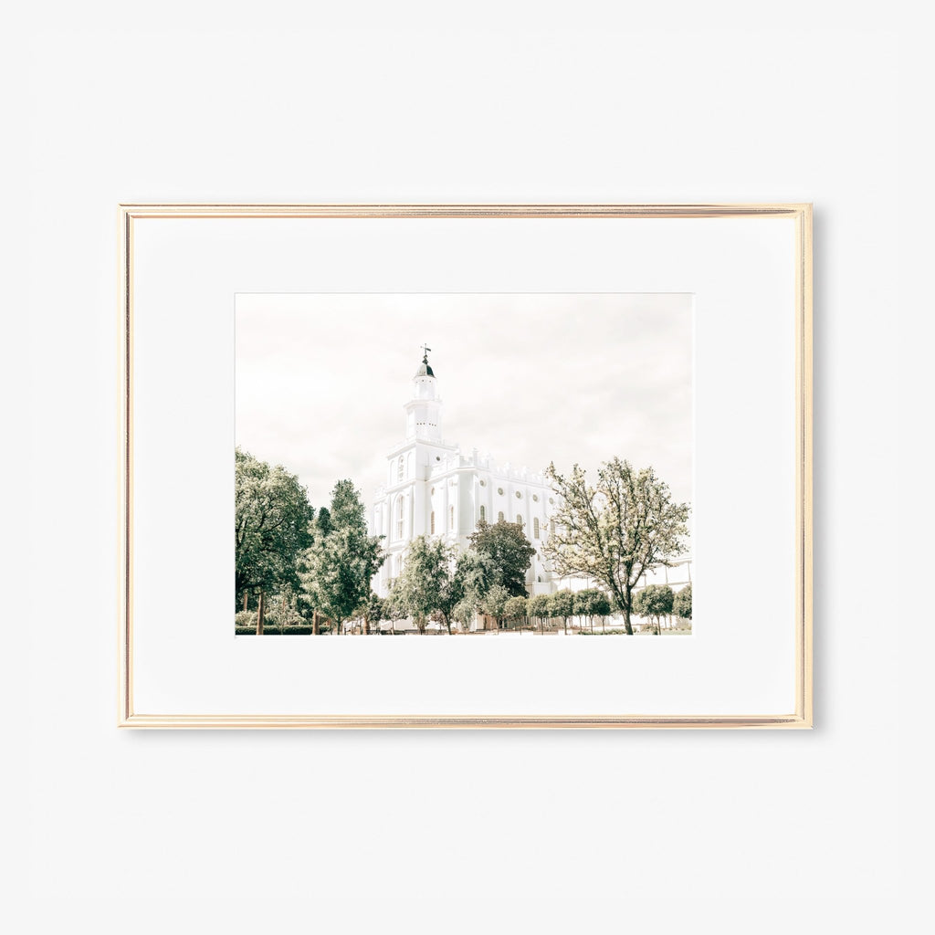 St George Temple - Jesus is the Christ Prints