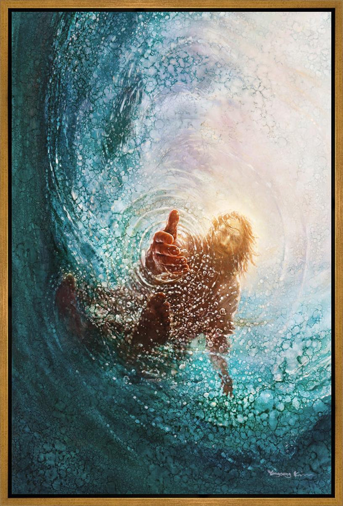 The Hand of God Gallery Wrap - Masterwork Canvas - Jesus is the Christ Prints