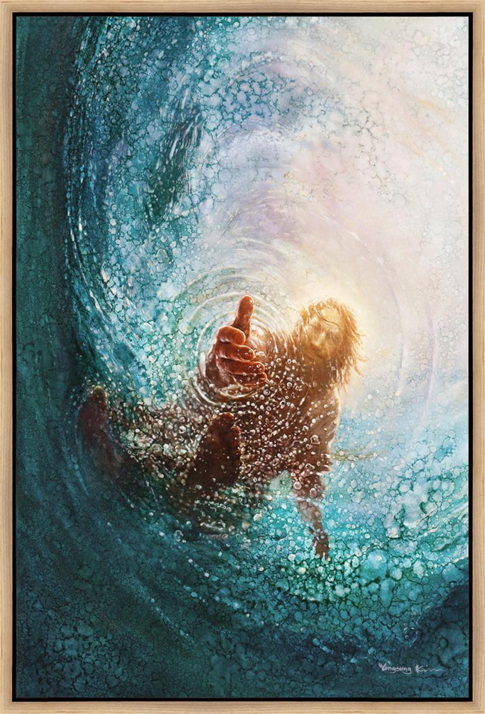 The Hand of God Gallery Wrap - Masterwork Canvas - Jesus is the Christ Prints