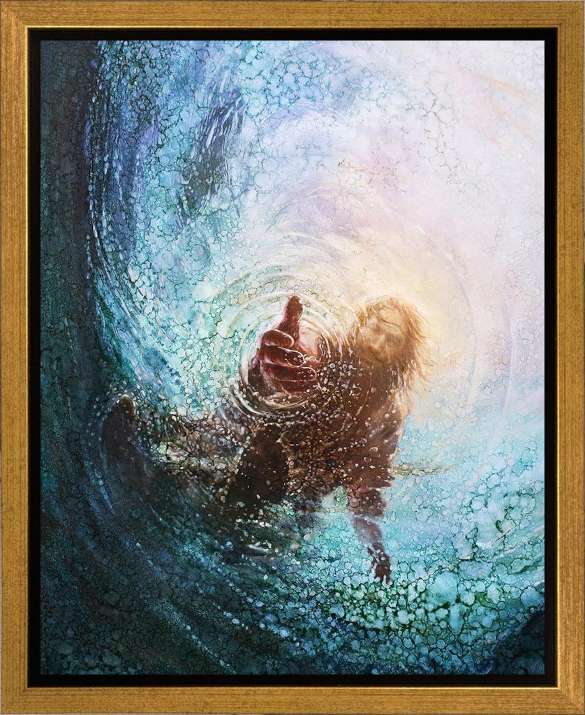 The Hand of God Gallery Wrap - Masterwork Canvas - Jesus is the Christ Prints