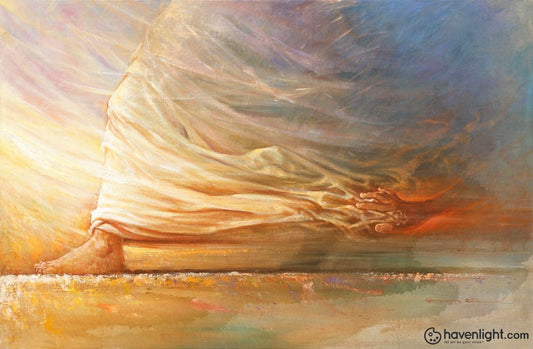 Touch Of Faith Custom 66W X 42H Gallery Wrap Art