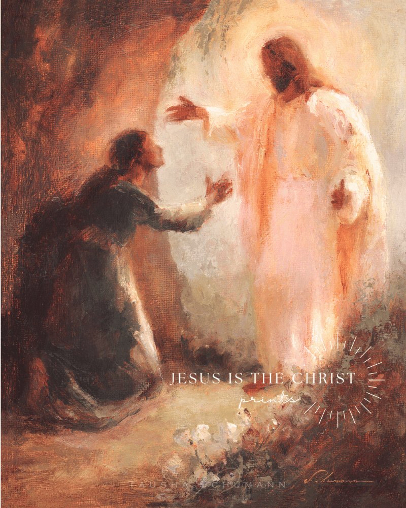 When He Called Her Name - Jesus is the Christ Prints