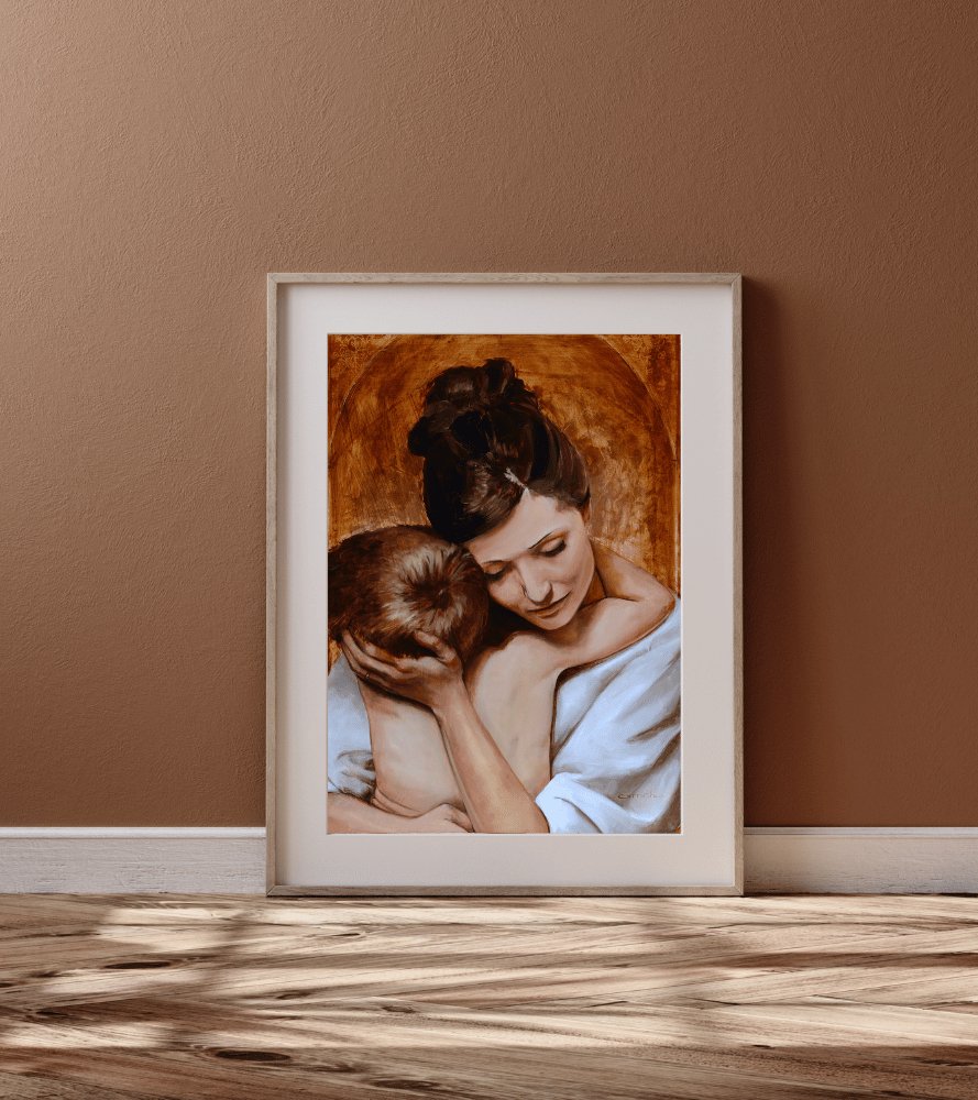 A Mother's Embrace - Jesus is the Christ Prints