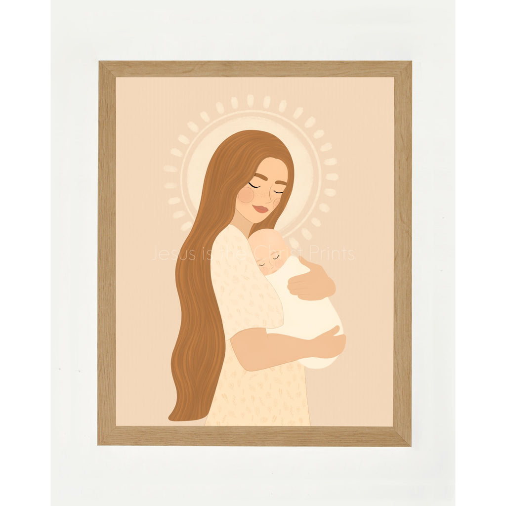 A Mother's Embrace - Jesus is the Christ Prints