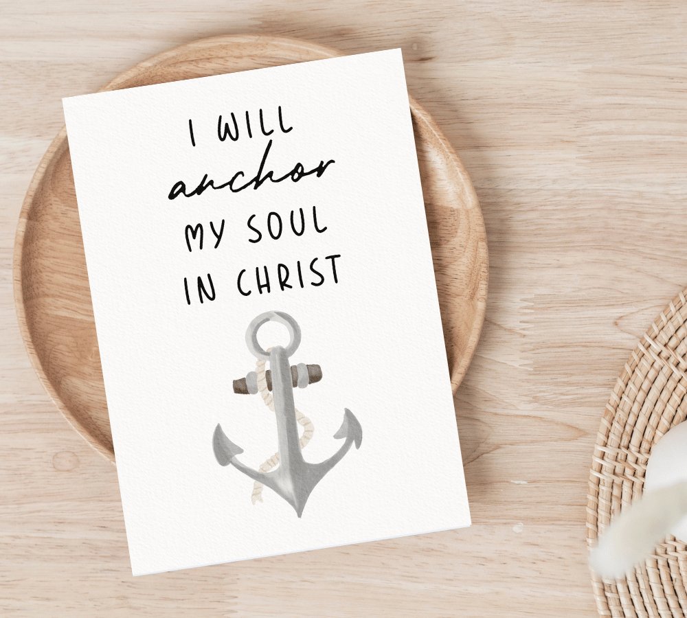 Anchor - Jesus is the Christ Prints