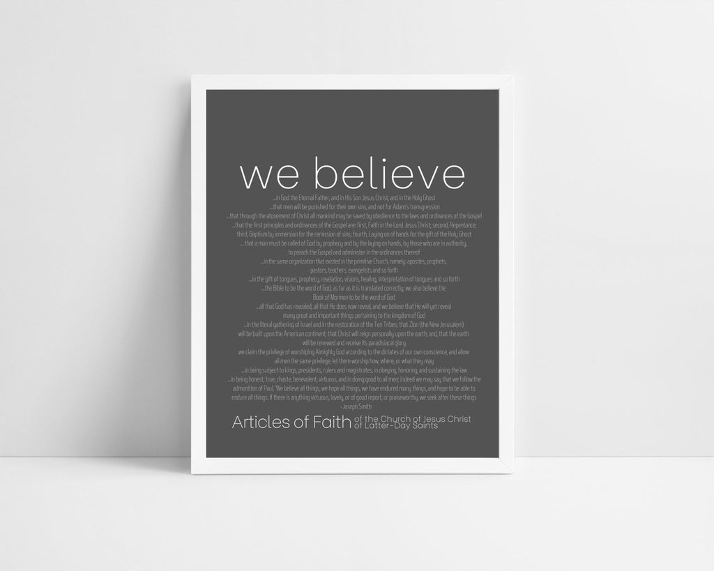Articles of Faith - Jesus is the Christ Prints