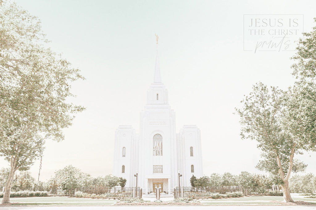 Brigham City Temple - Jesus is the Christ Prints