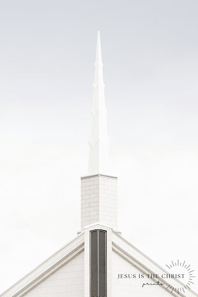 Chicago Temple Spire - Jesus is the Christ Prints