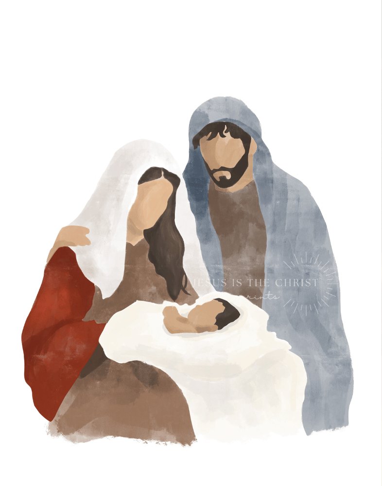 Christmas Night - Jesus is the Christ Prints