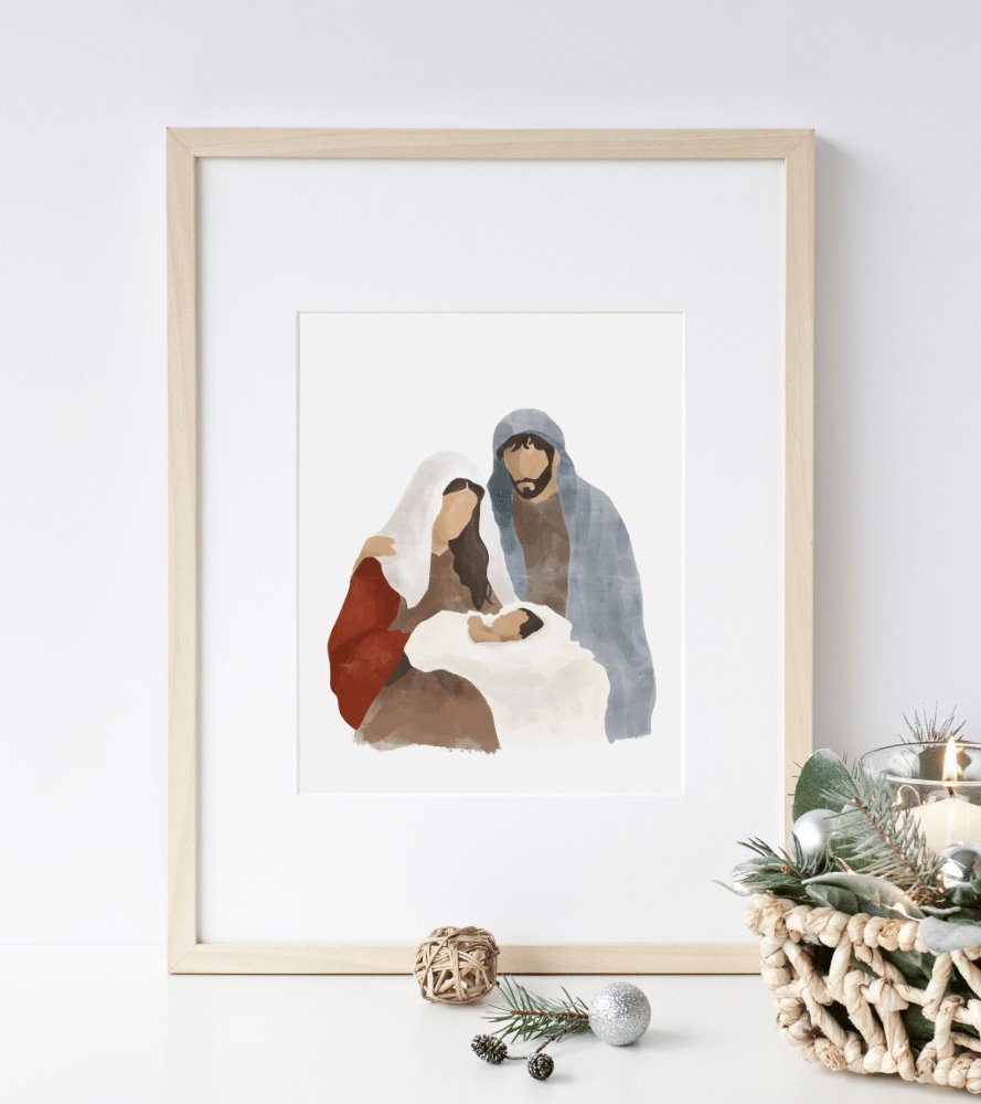 Christmas Night - Jesus is the Christ Prints