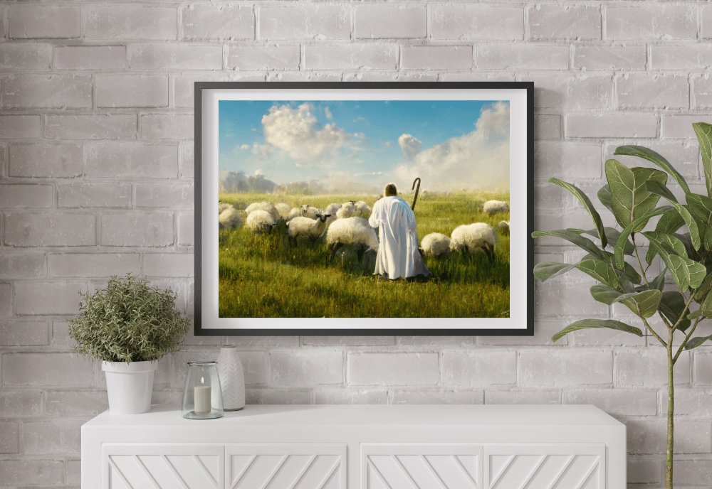 Counting Sheep - Jesus is the Christ Prints