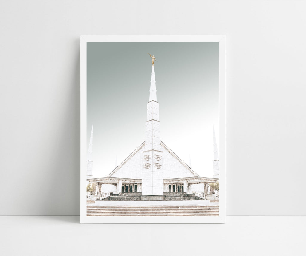 Dallas Texas Temple - Jesus is the Christ Prints