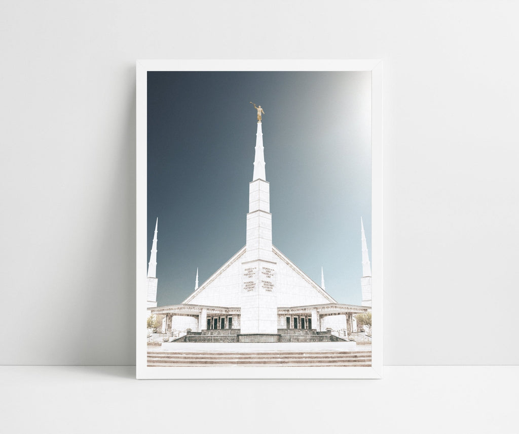 Dallas Texas Temple - Jesus is the Christ Prints