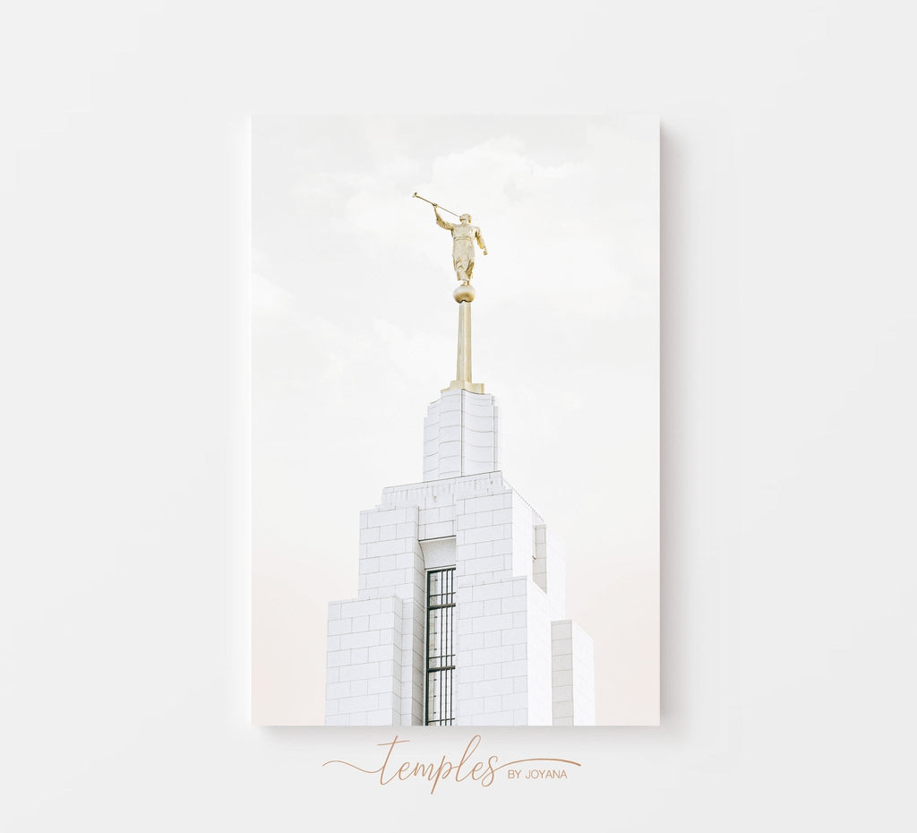 Draper Utah Temple Spire - Jesus is the Christ Prints
