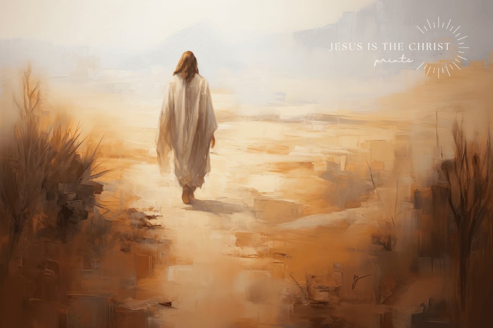 Embracing the Whispers of Solitude - Jesus is the Christ Prints