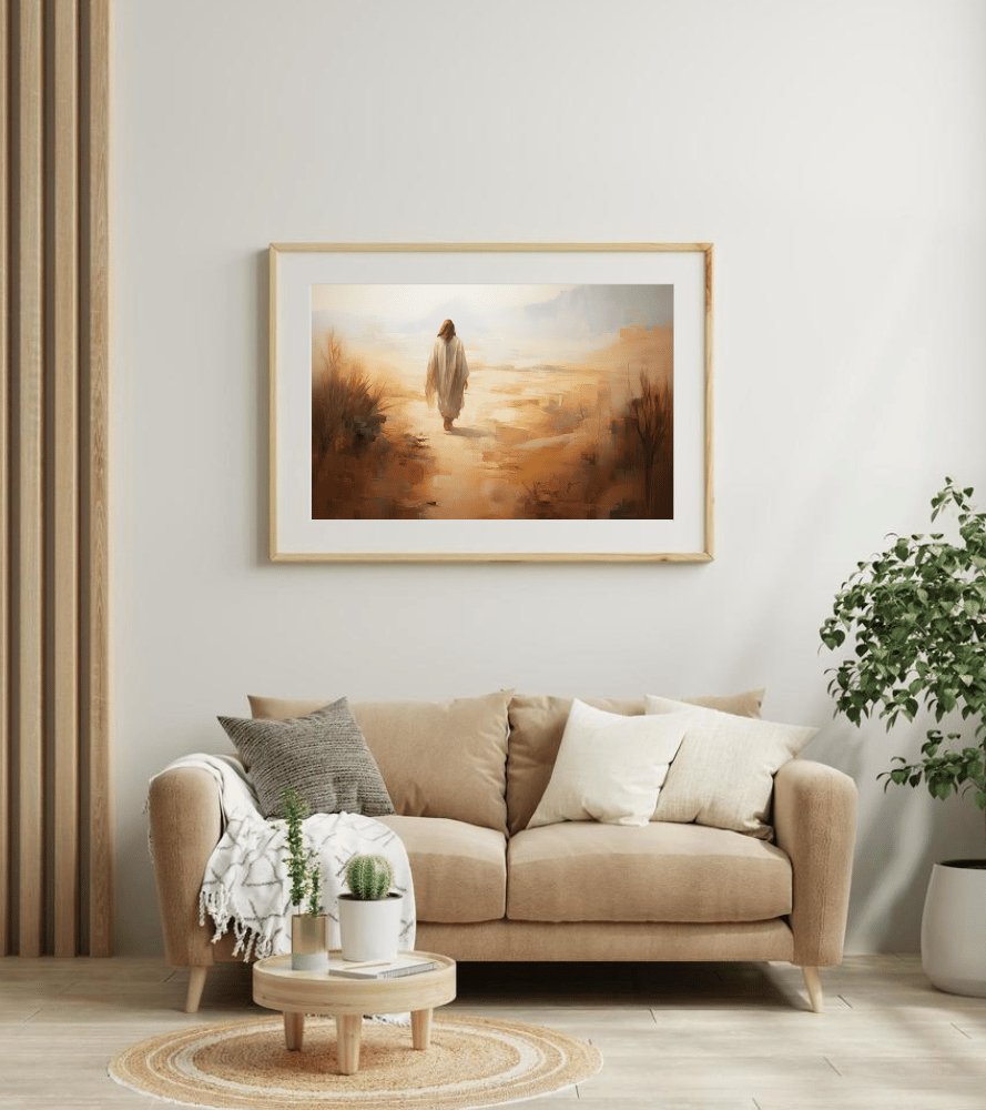 Embracing the Whispers of Solitude - Jesus is the Christ Prints