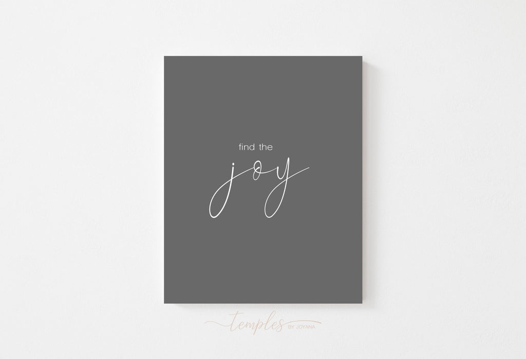 Find the Joy - Jesus is the Christ Prints