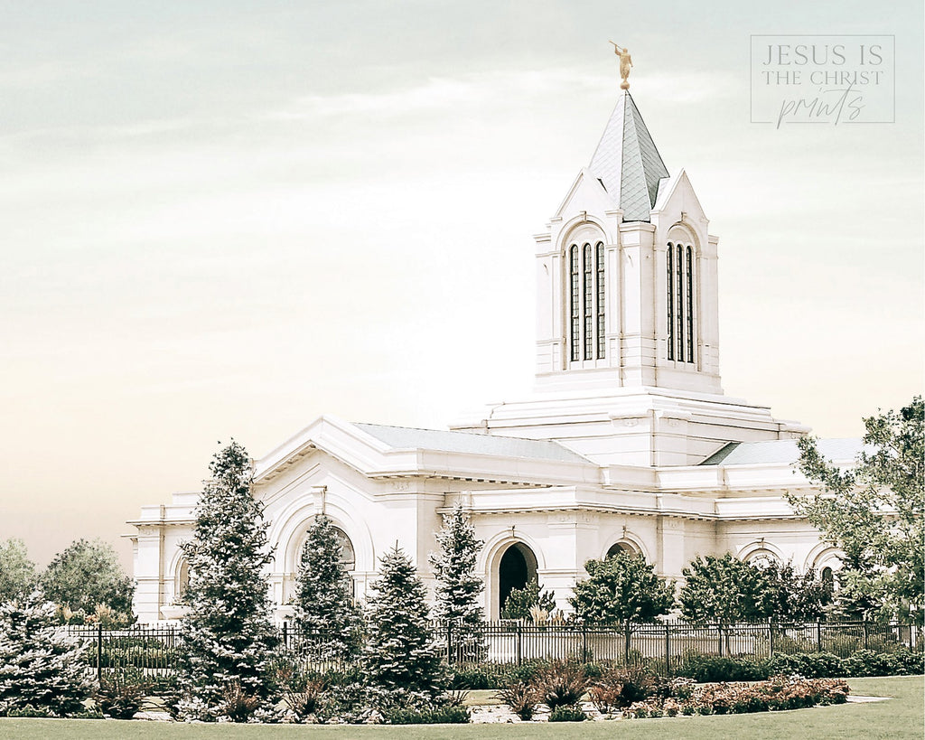 Fort Collins Temple - Jesus is the Christ Prints