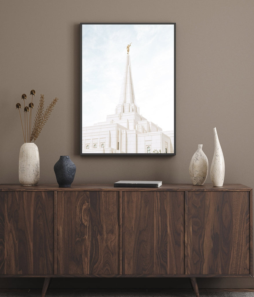 Gilbert Temple in the Clouds - Jesus is the Christ Prints