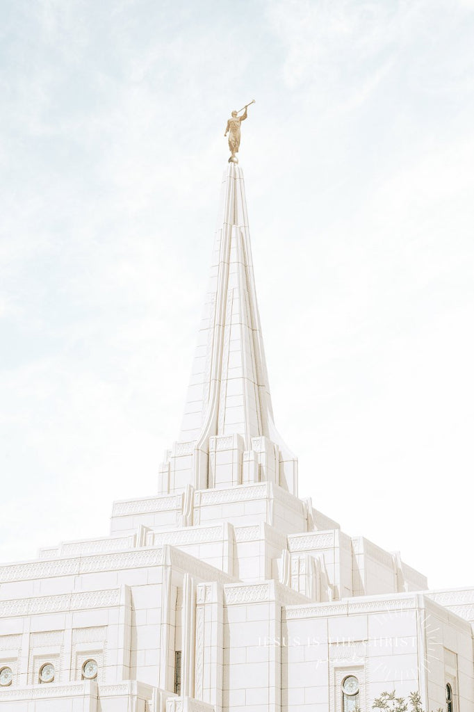 Gilbert Temple in the Clouds - Jesus is the Christ Prints