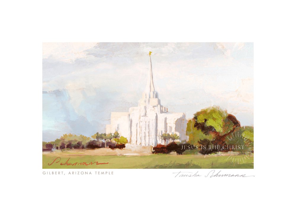Gilbert Temple Oil Painting - Jesus is the Christ Prints