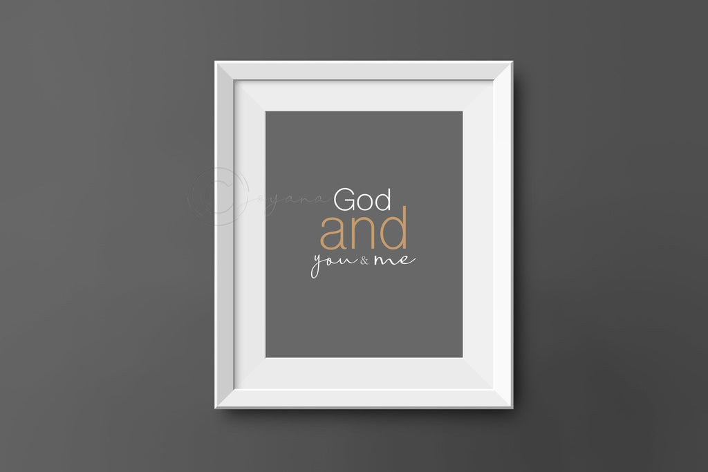 God, You & Me - Jesus is the Christ Prints