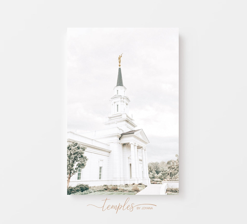 Hartford Connecticut Temple White Sky - Jesus is the Christ Prints