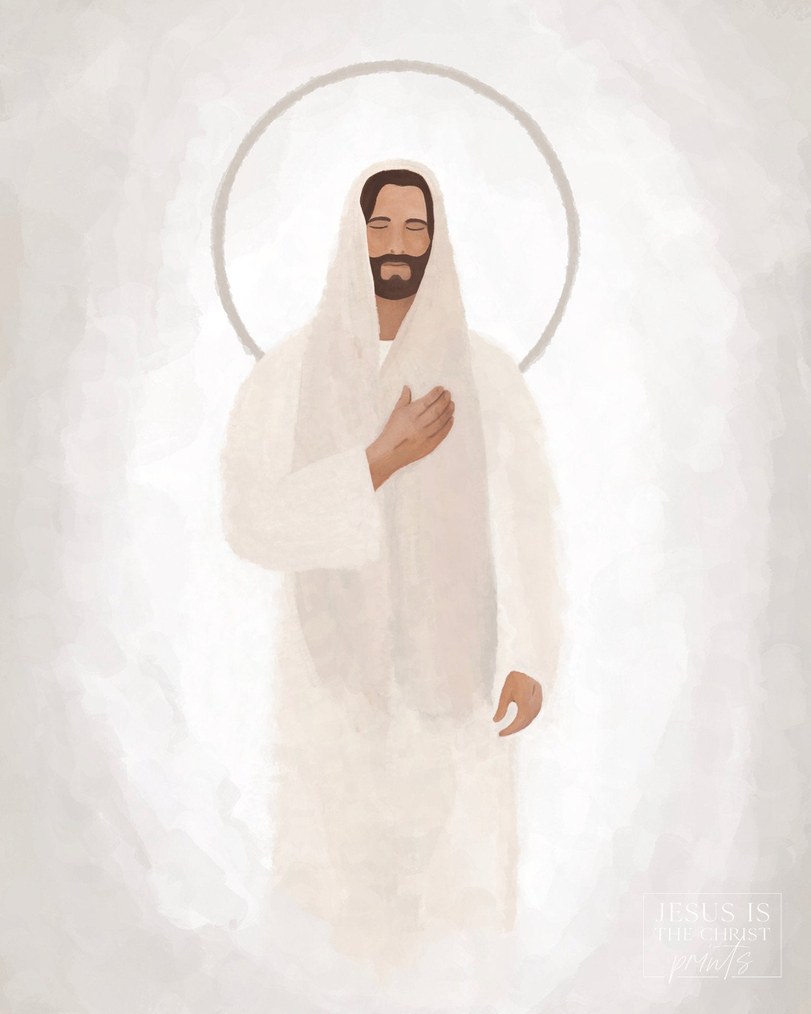 He Knows | Stunning Wall Art of Christ in His Glory – Jesus is the ...