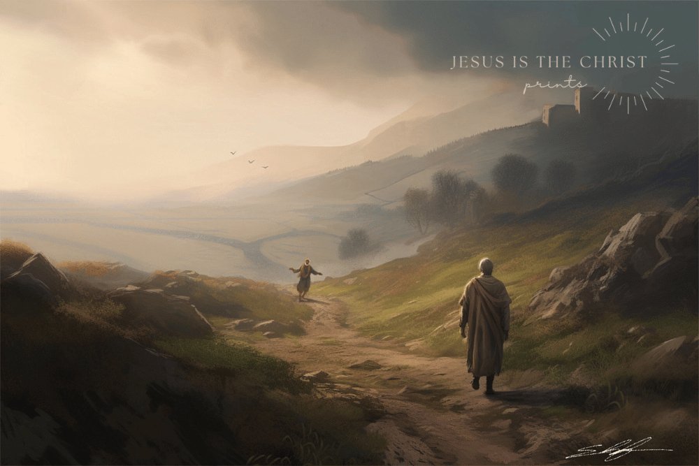 He Ran and Embraced Him - Jesus is the Christ Prints