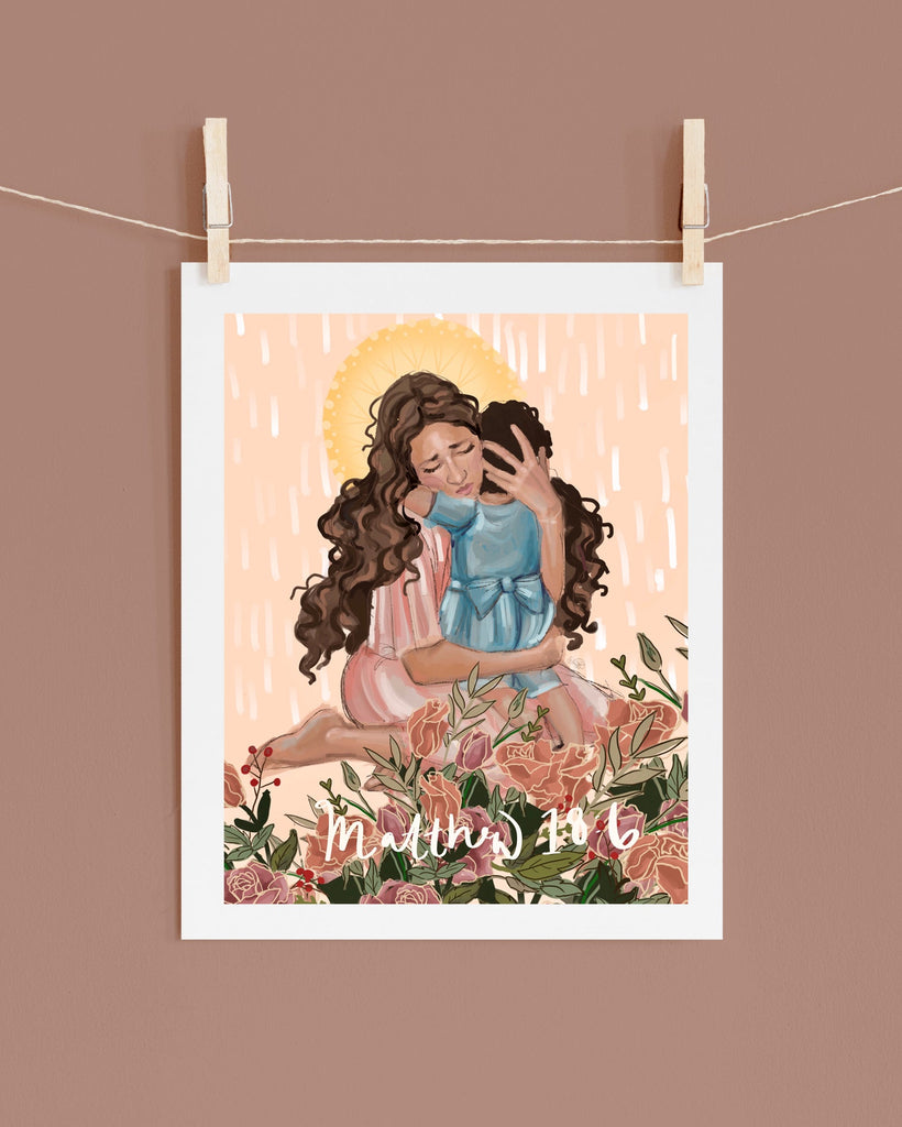 Her Embrace - Jesus is the Christ Prints