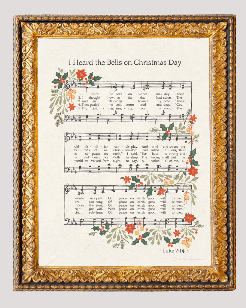 I Heard the Bells on Christmas Day - Jesus is the Christ Prints