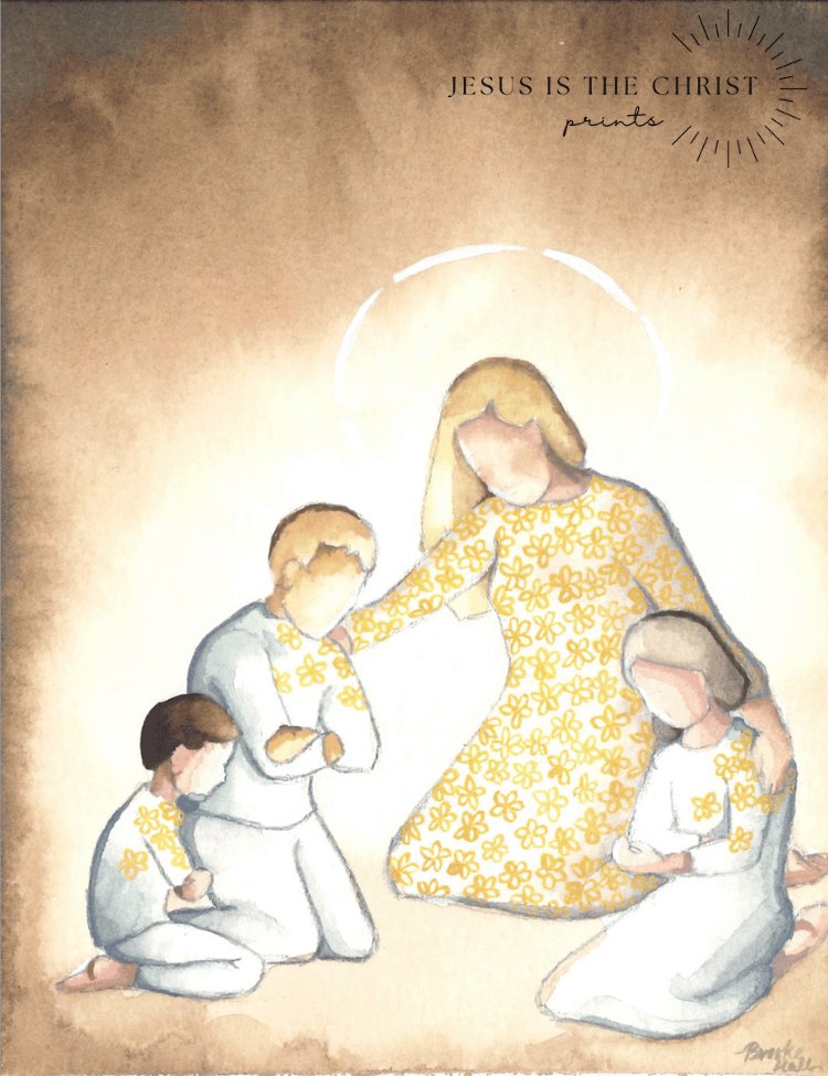 I See My Mother Kneeling - Jesus is the Christ Prints