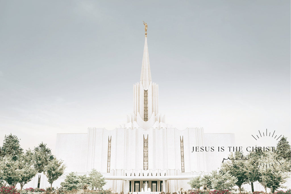 Jordan River Temple - Jesus is the Christ Prints