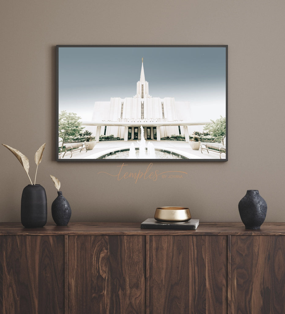 Jordan River Temple With Fountain - Jesus is the Christ Prints