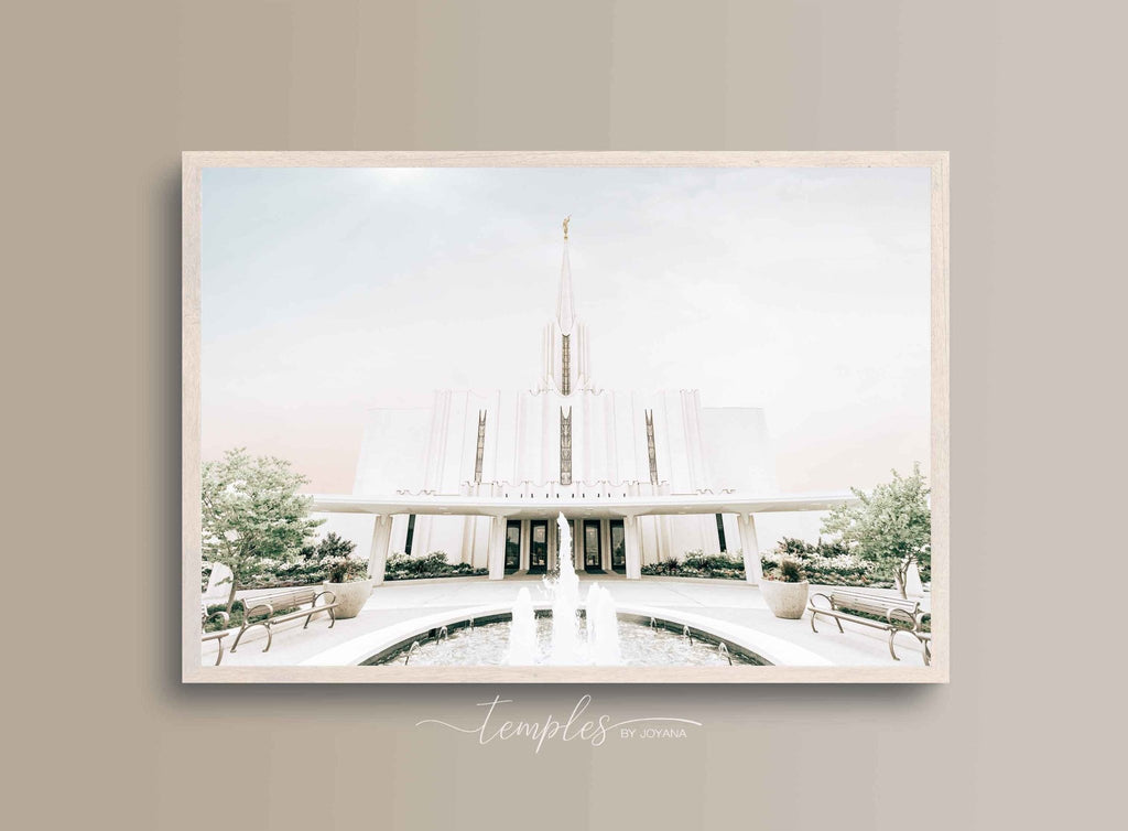 Jordan River Temple With Fountain - Jesus is the Christ Prints