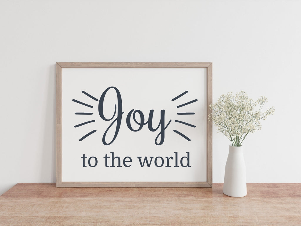 Joy to the World | Christian Artwork | Jesus is the Christ Prints
