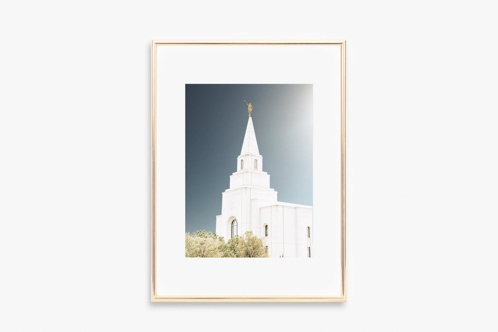 Kansas City Temple Spire - Jesus is the Christ Prints