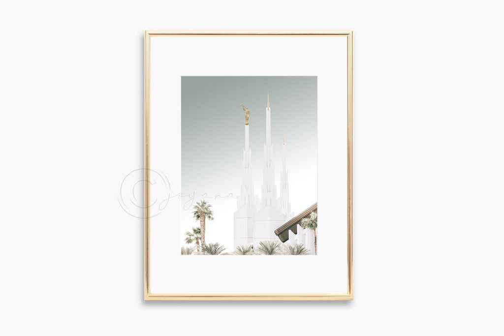 Las Vegas Nevada Temple Spire - Jesus is the Christ Prints